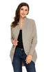 Sexy Khaki Super Soft Long Sleeve Open Cardigan